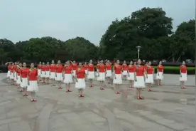 集体舞《我和我的祖国》简单大气