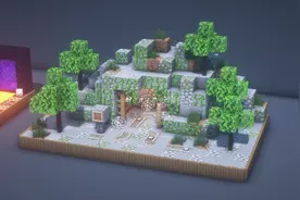 我的世界- 如何建造一座小型废弃矿井-煤矿Abandoned Coal  Mine