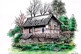 【钢笔画】古建筑手绘，古风配古乐，有没有创作的欲望呢？视频封面