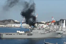 “大隅”级两栖运输舰“下北”号出港 大烟囱！视频封面