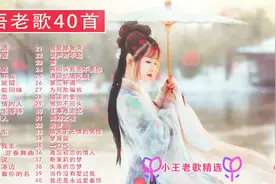 国语老歌40首《爱的苦酒》《风尘女》《梦难留》《往事难追忆》等视频封面