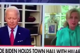 拜登与希拉里连线疑似直播打瞌睡 特朗普转发"昏昏欲睡的乔"视频视频封面