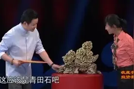 鉴宝从没见过的怪石头，大姐买下来鉴宝，专家灯光冻价值连城