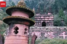 耍郊 | 青衣江畔槽渔滩 桫椤树下“千塔佛国”图片