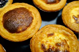 教你做三种口味蛋挞，原味蛋挞浓郁，椰香蛋挞清新，蓝莓蛋挞酸甜