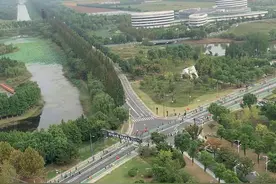 常州西太湖半程马拉松赛鸟瞰