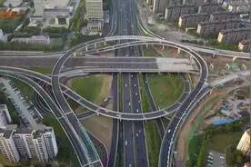 航拍南京江北新区浦泗路立交桥 六合、滁州与长江大桥方向已经OK视频封面