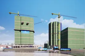 住宅小区基于BIM施工应用展示动画，进度场布管线……视频封面