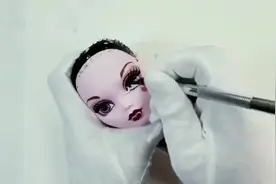 娃娃改造：丑萌娃娃秒变仙气十足的蓝色仙子，这个颜值绝了啊！视频封面