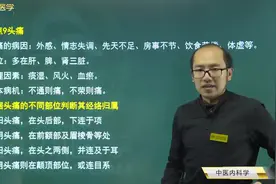 中医知识05中医内科学09头痛：病因、经络归属、引经药、辨证论治视频封面