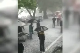 封锁期间，印度“酒迷”顶着冰雹排队买酒视频封面