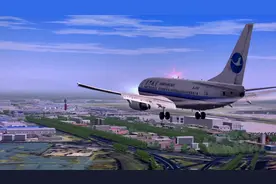 模拟厦航737降落北京首都国际机场视频封面