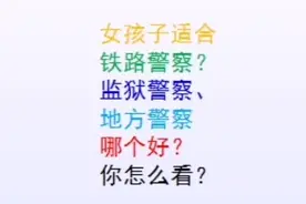 女孩子适合铁路警察？监狱警察、地方警察哪一种？你怎么看？视频封面