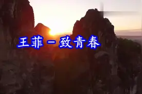 王菲一首《致青春》，致我们回不去的青春，嗓音太纯净了！