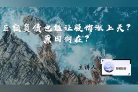 巨额负债也能让股价涨上天？原因何在？视频封面