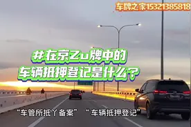 车辆抵押登记是什么？#车牌 #小客车指标 #京牌 #北京同城视频封面