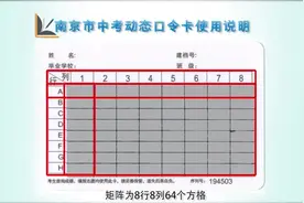 南京市中考动态口令卡使用说明~（来源：南京市招考院）