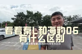 感受一下秦L和海豹06的区别 前两天看了海豹06，今天再看看秦L