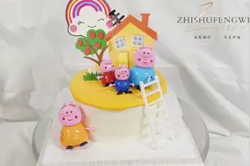 佩奇蛋糕教程来啦！#儿童蛋糕 #蛋糕定制 #小猪佩奇视频封面
