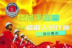 消防楼层平面图设计之人员疏散计算#消防 #消防设计视频封面