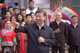 习近平在广西南宁市考察调研。（来源：央视新闻客户端）视频封面