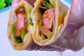 早上只要十分钟就能做出营养又美味的鸡蛋灌饼