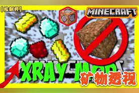 #我的世界 指令方块：挖矿很累？无模组自制一个矿物透视