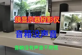 电脑、笔记本连接显示器、投影仪后，音箱没有声音怎么办#会议室视频封面