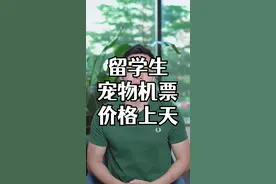 留学生的宠物该如何回国呢？ #留学 #留学生 #留学生活 #宠物机票视频封面