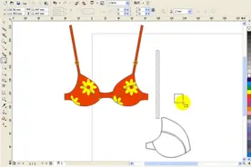 CorelDRAW X4实操，女内衣绘制#平面设计 #服装设计制版视频封面