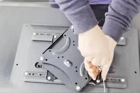 横竖屏旋转电视挂架安装视频孔距40*20cm#电视挂架 #电视壁挂架