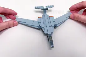 今天教大家用一堆积木搭建一架 图160#拼装模型 #乐高moc视频封面
