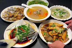 油甲这样爆炒孩子都爱吃，大斗鲳做两个口味肉好嫩呀。#海鲜视频封面