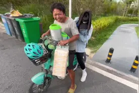 贵州小伙骑行西藏，半路捡到个媳妇，都说他是318最成功的男人。视频封面