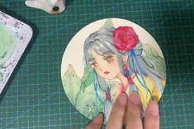 古风漫画少女绘画全过程分享～一起来沉浸式画画吧～视频封面