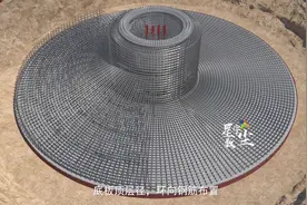 风机底座施工流程动画，基础施工三维动画，风电基础施工动画，