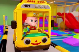 儿童早教动画，小朋友开小公交车#超级宝贝jojo #儿童动画片视频封面