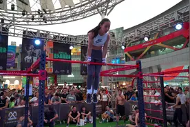 满级人类街头健身争霸赛女子组决赛全程#街头健身 #健身运动视频封面