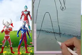 银河先来的，今天就画银河奥特曼吧#银河奥特曼 #赛罗奥特曼