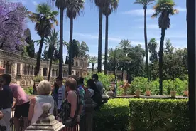 #塞维利亚皇宫 西班牙🇪🇸塞维利亚王宫是欧洲最古老的皇家宫殿视频封面