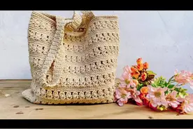 一款休闲百搭托特包来啦！#手工编织包包 #包包钩针教程