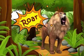 #益智动画 五个手指，狮子，猴子，老虎，棕熊，大象