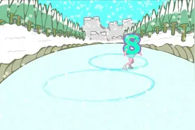 英语启蒙动画数字8-简单易学#看动画学英语 #英语启蒙 #儿童动画