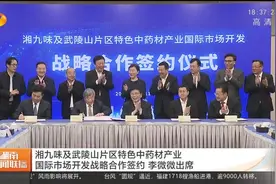 湘九味及武陵山片区特色中药材产业国际市场开发战略合作签约视频封面