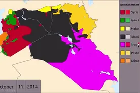 叙利亚内战(2011~2020年3月15日)每天战线变化#历史#战争#搬运视频封面