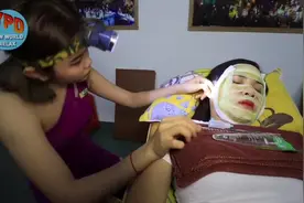 越南🇻🇳SPA，刮脸➕修甲➕采耳#解压 #助眠 #asmr助眠视频视频封面
