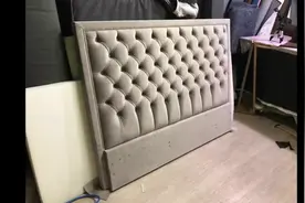 床头软包，花臂妹技术熟练，自己在家做可以赚三倍工资视频封面