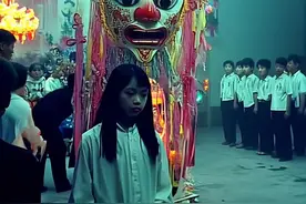 【新中式志怪】梦幻彩面聚会 #中式怪诞美学 #梦核 #视觉冲击视频封面