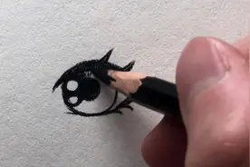 一分钟学会超简单的眼睛画法#跟着抖音学画画 #灵魂画手视频封面