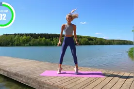 要想生活好，练腿是个宝，适合女生的腿部肌肉tabata训练